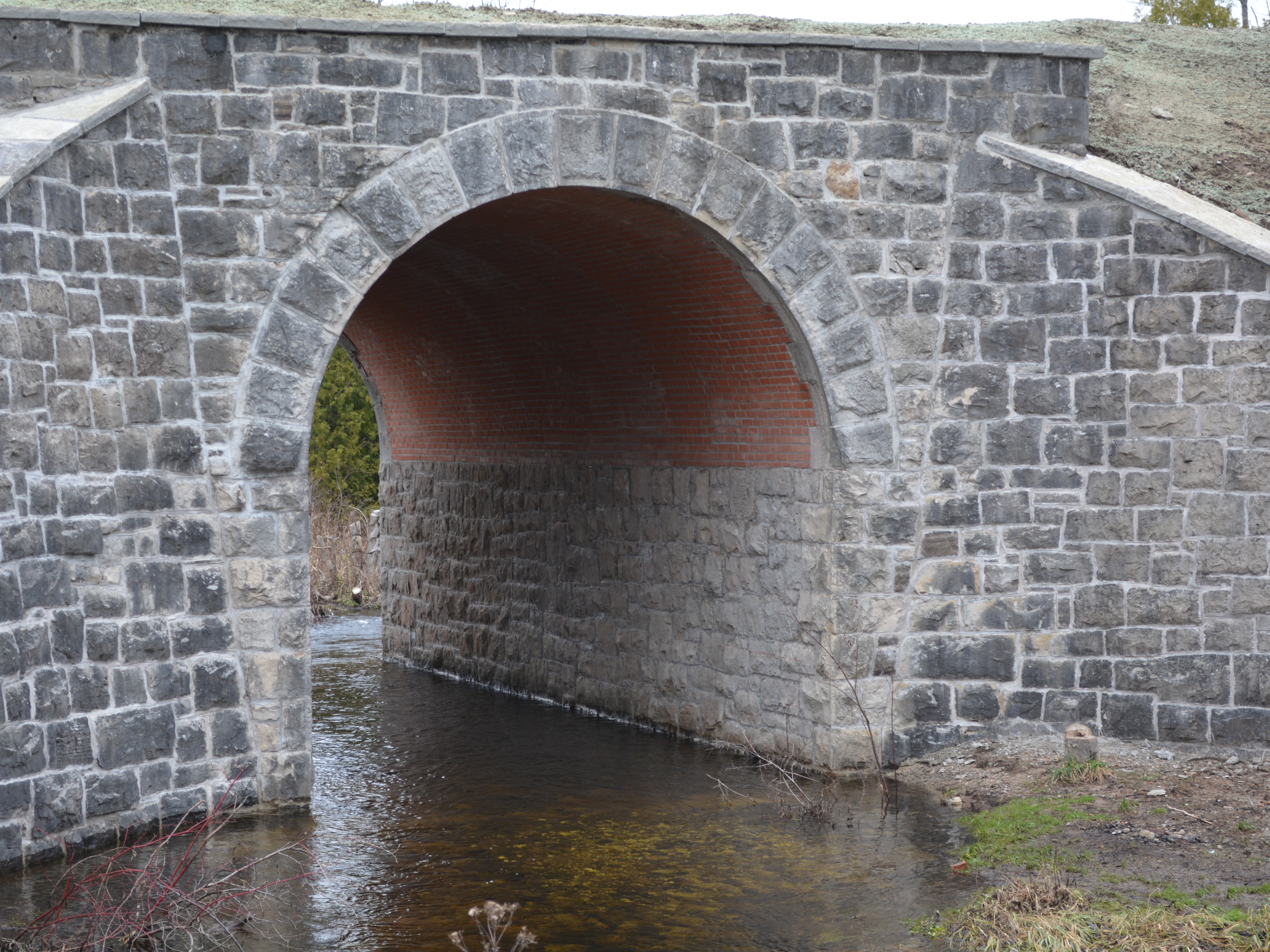 Restored Chatsworth Railway Arch made of local stone