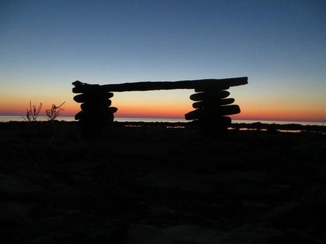 Sunrise on the shoreline