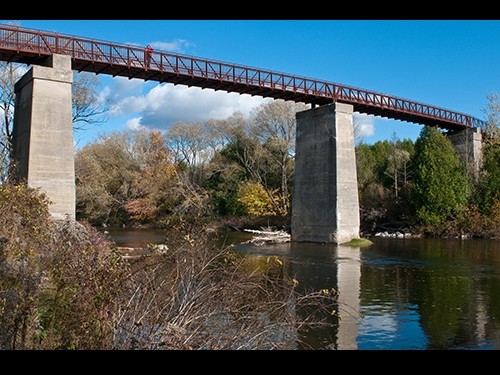 Bridge on Hanover trail system