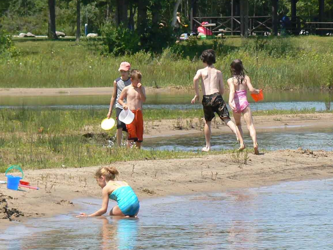 Great Beach and Hiking opportunities!  Watch for poison ivy when hiking.
