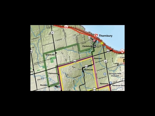 Map of Nooner route