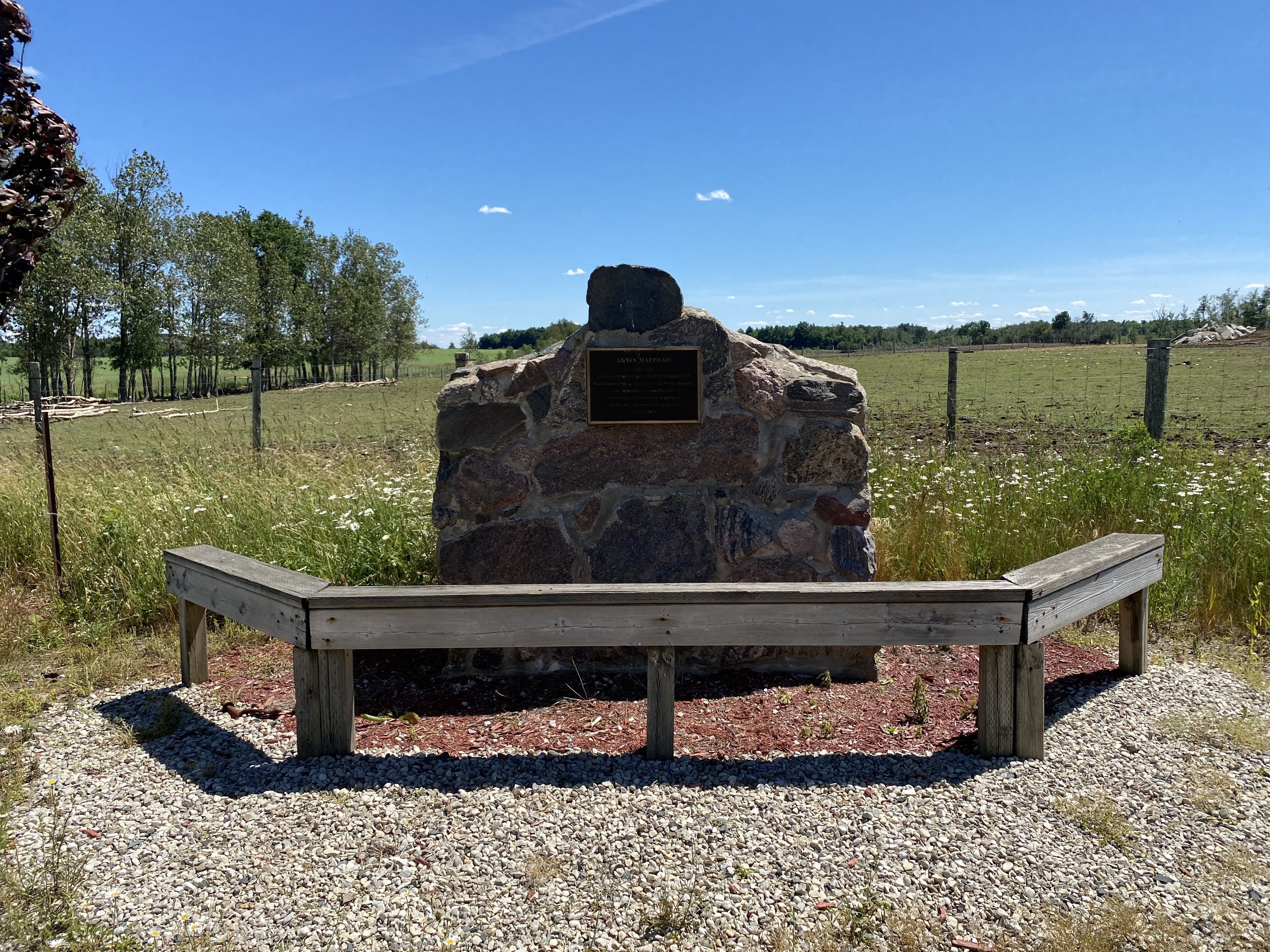 Agnes Campbell MacPhail 1890-1954 Heritage Plaque