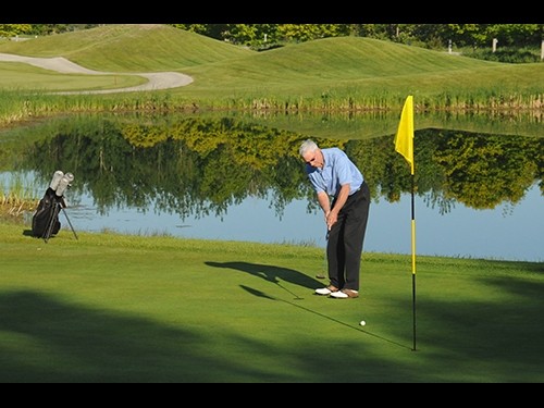 Golfer at Monterra Course