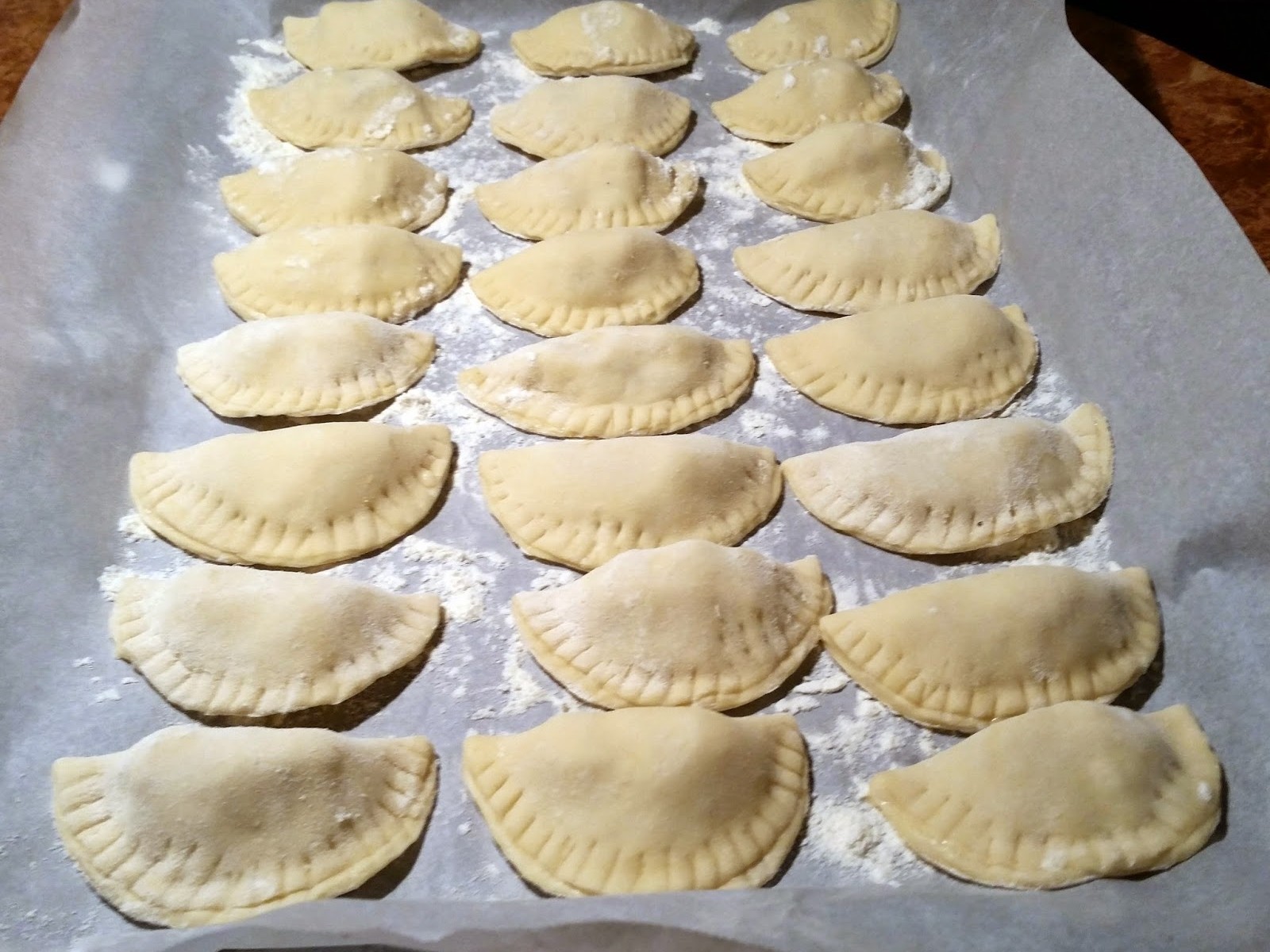 Homemade Urkainia  Perogies