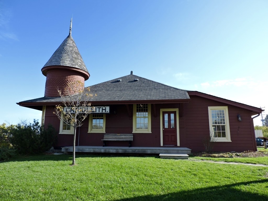 The front of the Craigleith Heritage Depot.