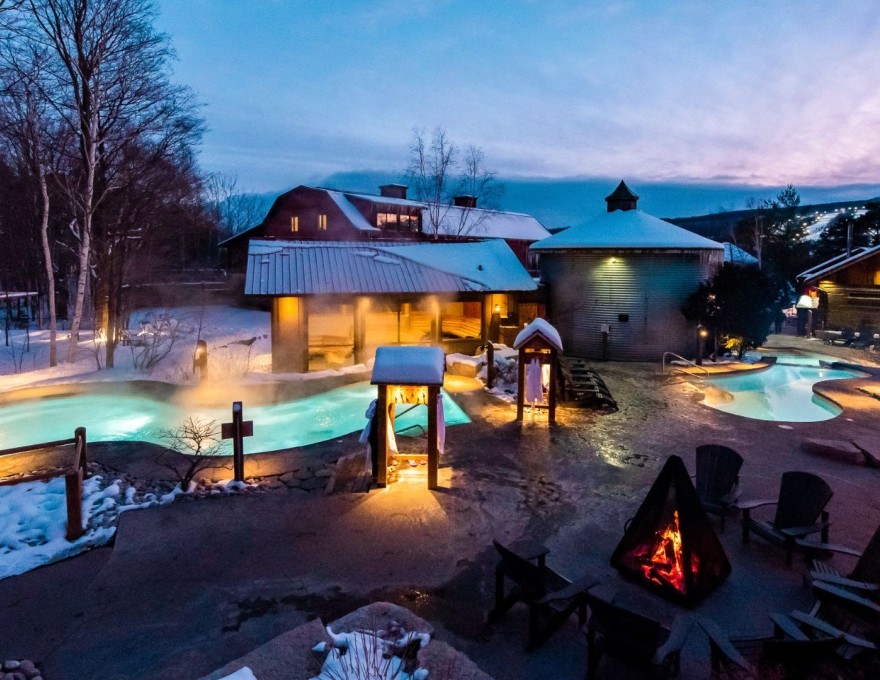 Winter Nights At The Spa