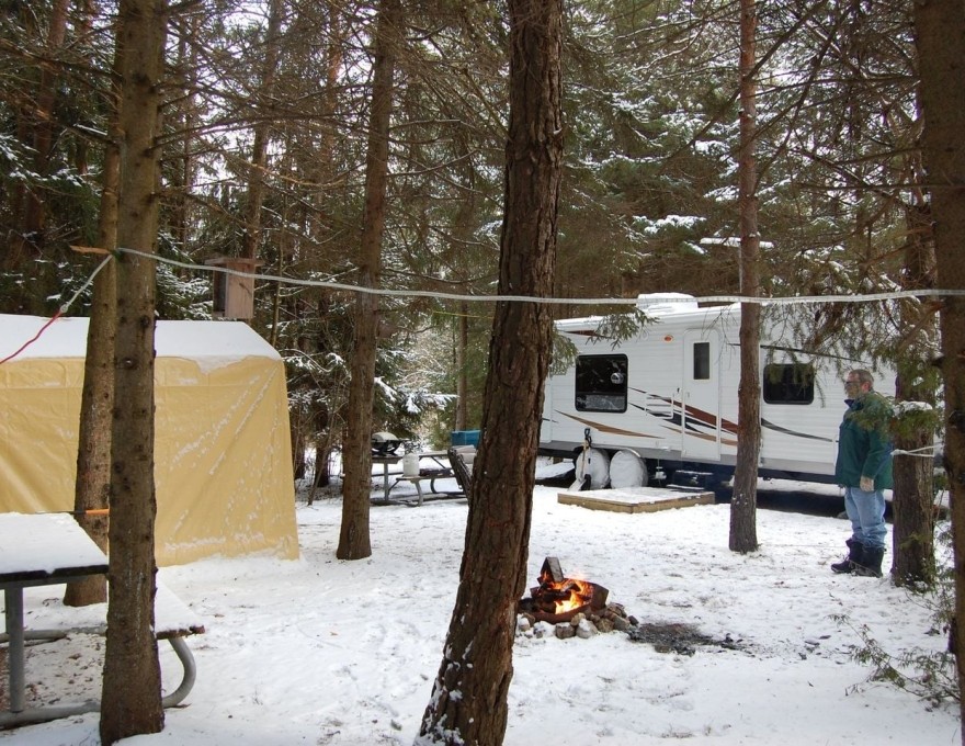 Winter Camping at Durham CA