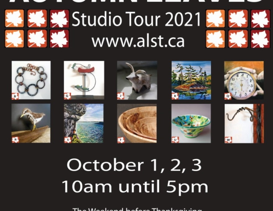 Autumn Leaves Studio Tour Social Media Post Card