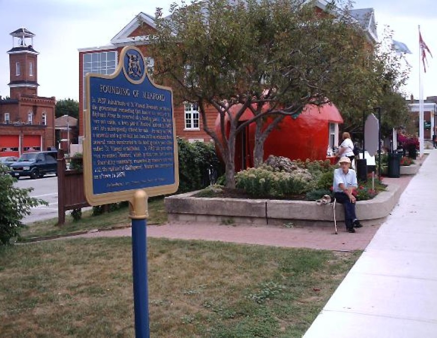 The Founding of Meaford Heritage Plaque