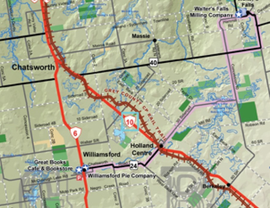 Mill to Mill Cycling Route
