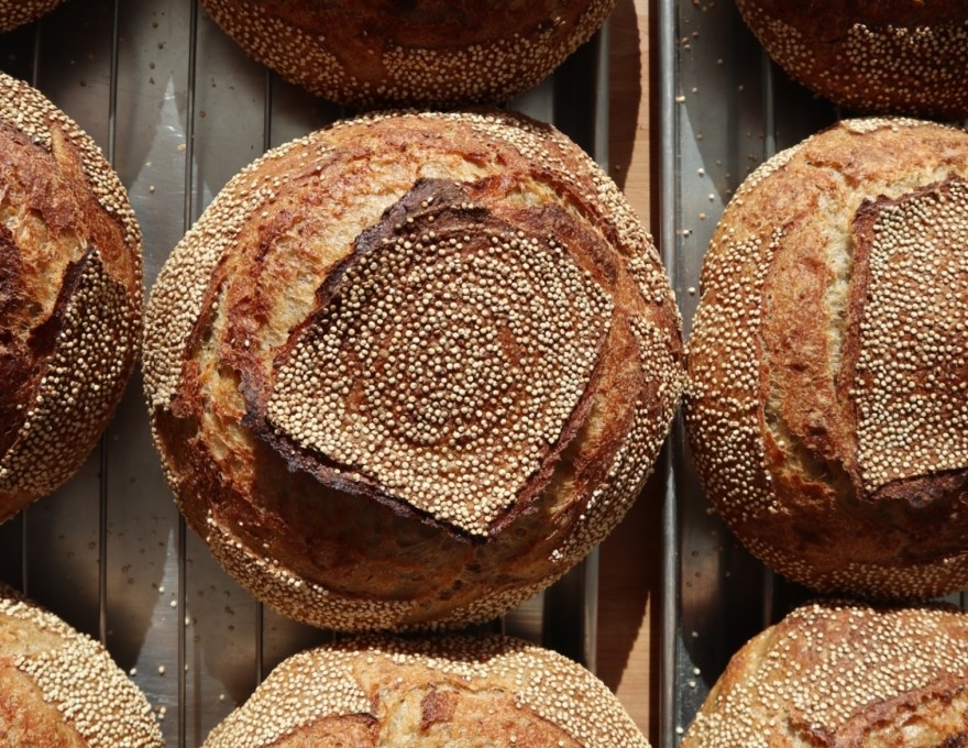 picture of quinoa sourdough bread