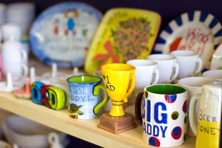 Daisy’s Clay House  Various hand painted clay items