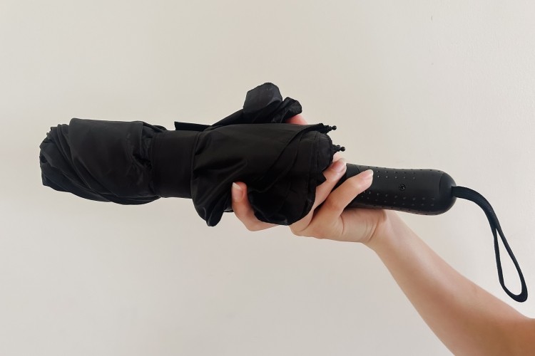 Someone holding Umbrella