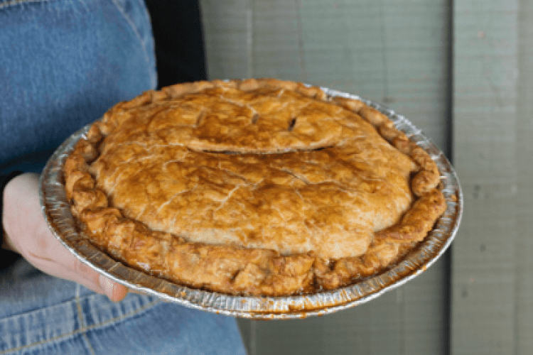 a pie 