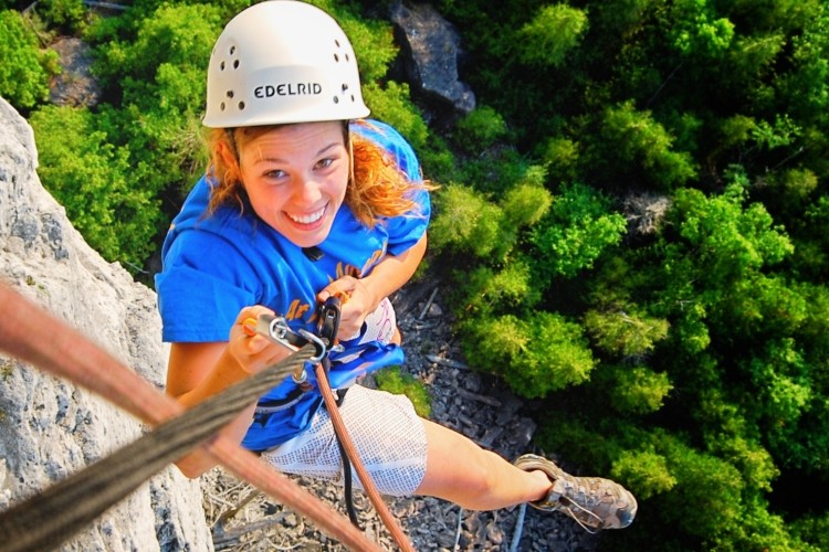 adventure, explore, grey county, Bruce county, fun, things to do, rock climbing, caving, caves, ice cave, repelling, repel, camp