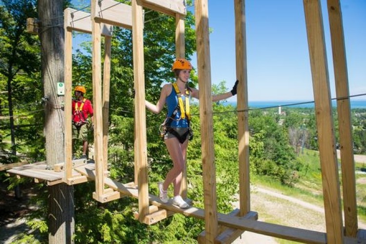Timber Challenge High Ropes Course
