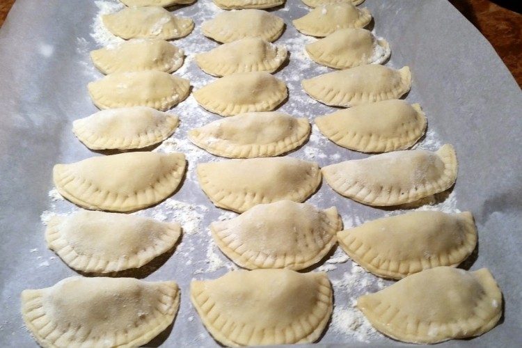 Homemade Urkainia  Perogies