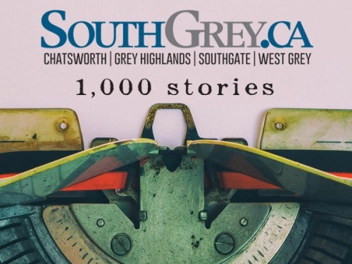 1000 stories, South Grey News