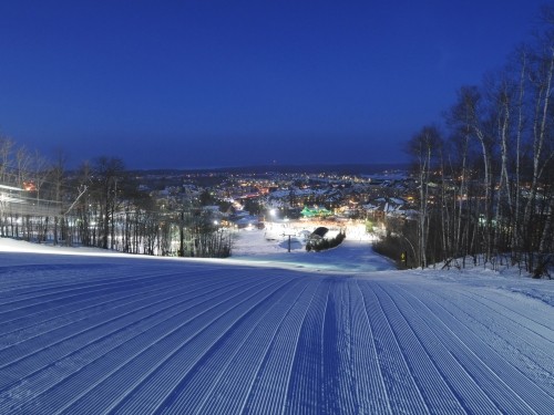 Blue Mountain Resort at night