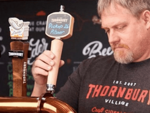 Derek Hammond at the Tap Thornbury Village Cider and Brew House