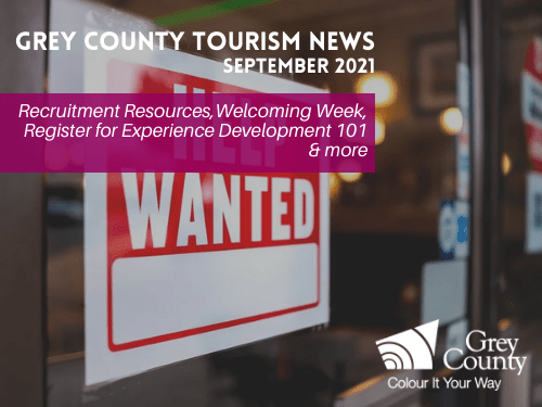 Grey County Tourism Update - September 2021