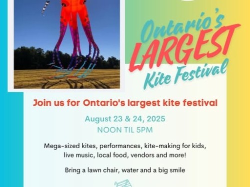 Ontario's largest kite festival is back on August 23 and 24, 2025.