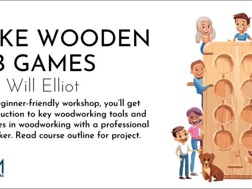Looking for a fun and social woodworking project? Join us in the woodshop for two creative evenings building classic wooden pub games — the kind you’ll want to keep out on the table long after the sawdust settles.