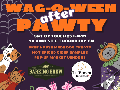 Wag-O-Ween Event poster with details