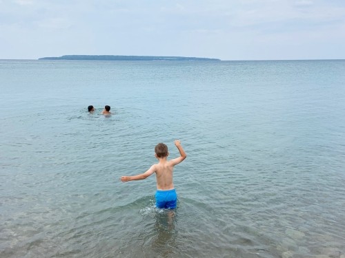 Swimming at Big Bay