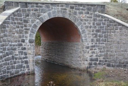 Restored Chatsworth Railway Arch made of local stone