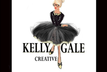 Kelly Gale Logo - picture of ballerina and name of business