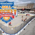 Picture of Event Logo and custom ball hockey rinks