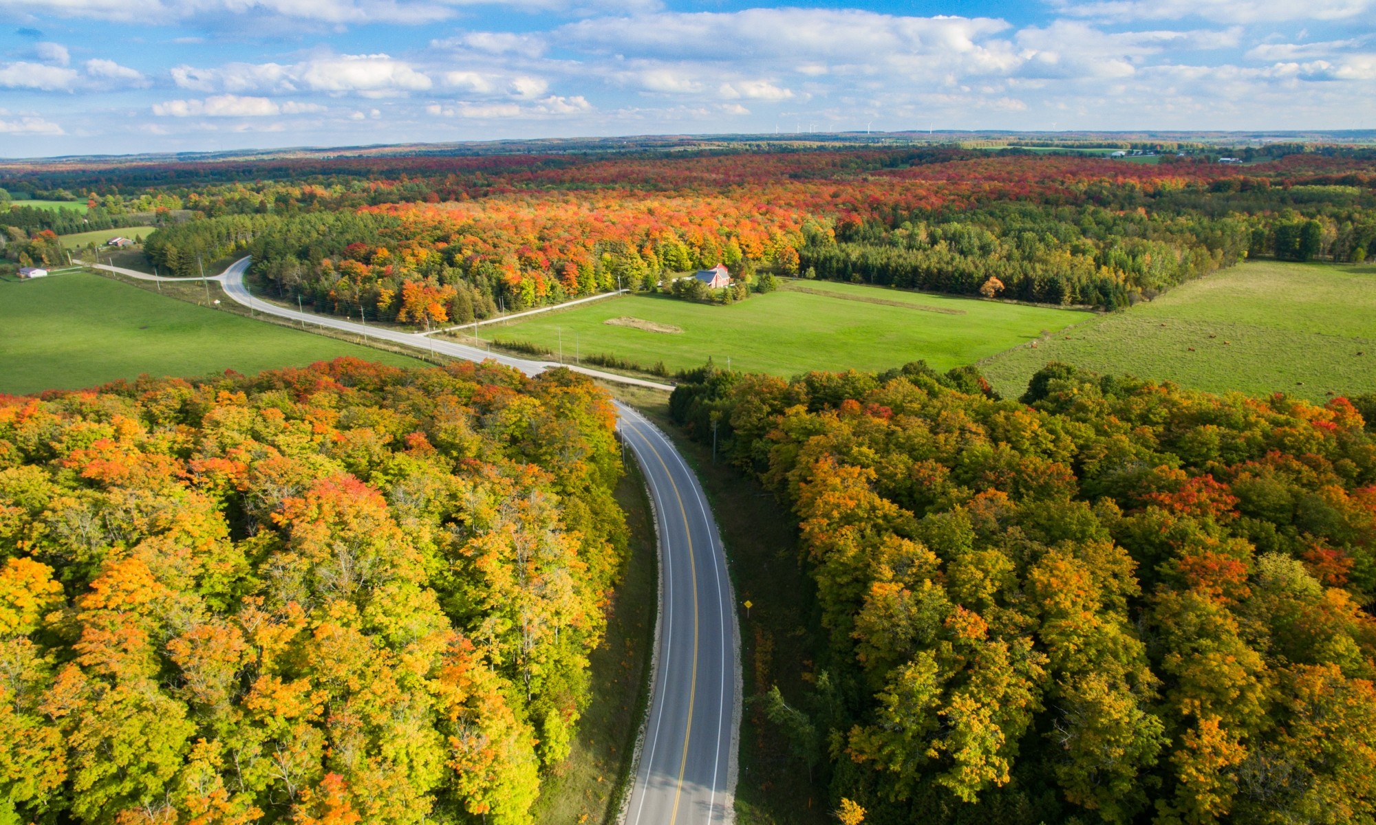 Beaver Valley Overview shot of Beaver Valley in the Fall