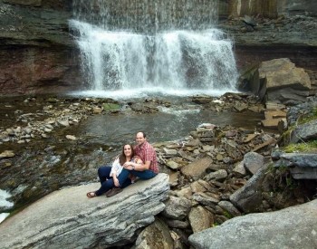 Couple at Indian Falls